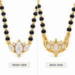 18K Gold Crown Bloom Lab Grown Diamond Mangalsutra - Image 3