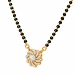18K Gold Spiral Lab Grown Diamond Mangalsutra for Women - Image 2