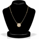 18K Gold Spiral Lab Grown Diamond Mangalsutra for Women - Image 5