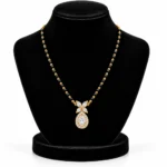 18K Gold Teardrop Lab-Grown Diamond Mangalsutra - Image 5
