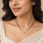 18K Gold Twisted Lab Grown Diamond Mangalsutra - Image 4