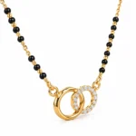 18K Gold Eternal Bond Lab-Grown Diamond Mangalsutra with 0.27 Carat Diamonds