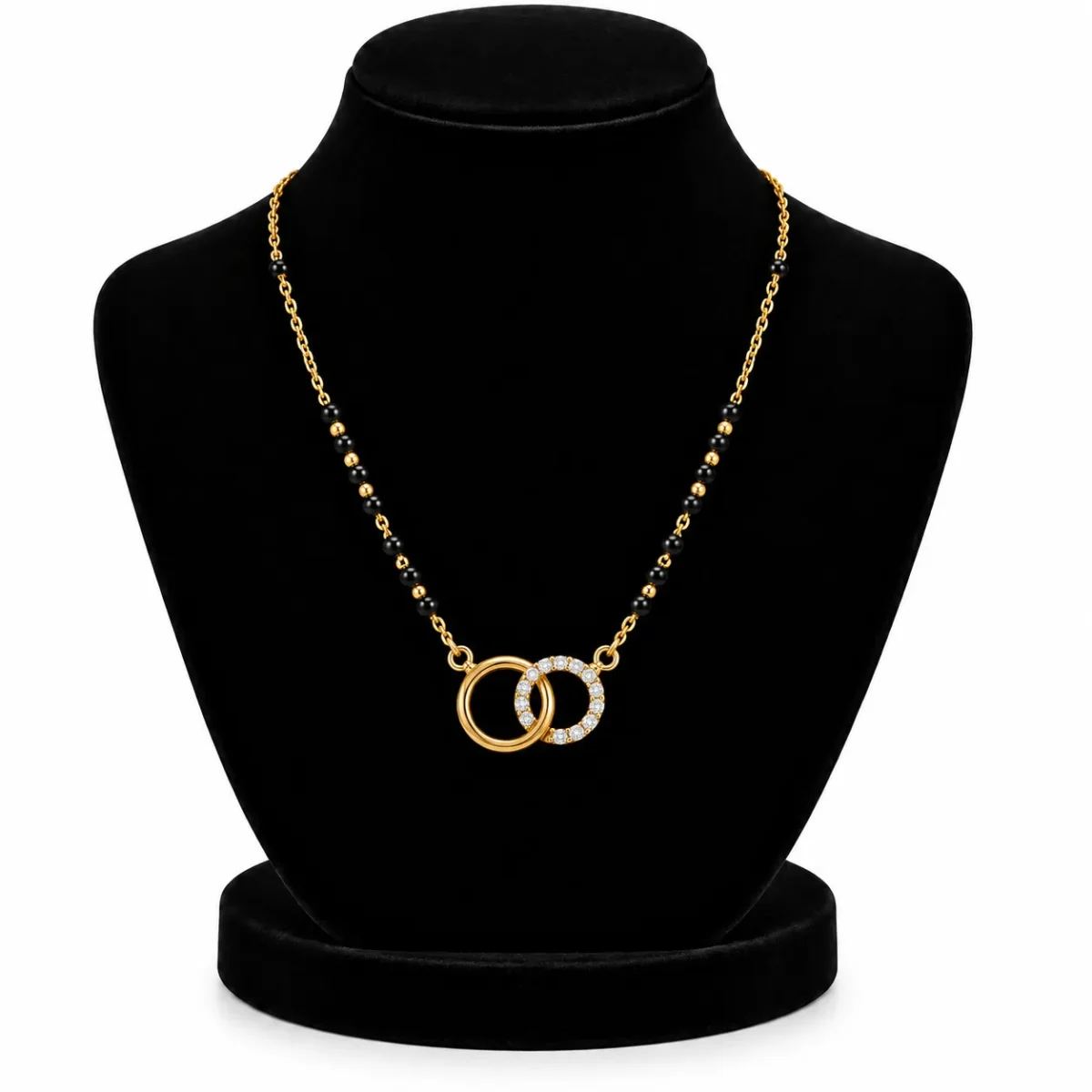 18K Gold Eternal Bond Lab-Grown Diamond Mangalsutra - Image 5