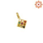 Natural 9 Gems Navratna Pendant-2mm - Image 2