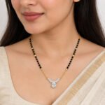 18K Gold Pear Lab-Grown Diamond Mangalsutra for Women - Image 4