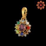 Ruby Gemstone Navratna Pendant - Image 2