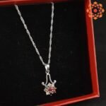 Round Sliver gems Navratna Pendant - Image 2