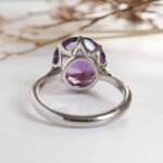 Amethyst Ring in Round Shape - Image 3