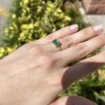 Natural & Certified Emerald Ring in Panchdhatu - Image 3
