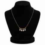 18K Gold Dewdrop Lab-Grown Diamond Mangalsutra - Image 5