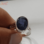 Natural Iolite Gemstone Ring in Sterling Silver - Image 3