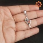 Sliver Gemstone Navratna Pendant-2mm - Image 3