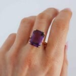 Certified Purple Amethyst Ring - Image 3