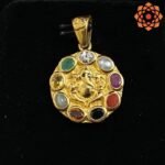 Panchdhatu Navratna Pendant - 2.5mm - Image 2