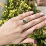 Natural & Certified Emerald Ring in Panchdhatu - Image 4