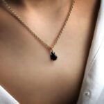 Black Onyx Teardrop Pendant