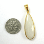 Moonstone Gemstone Oval Pendant - Image 4