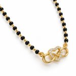 18K Gold Heart Lab-Grown Diamond Mangalsutra - Image 2