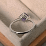 Amethyst Square Gemstone Ring - Image 5