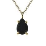 Black Onyx Teardrop Pendant - Image 3