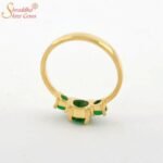 Natural And Certified Emerald (Panna) Gemstone Ring - Image 5