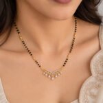 18K Gold Wings Lab-Grown Diamond Mangalsutra - Image 4