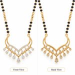 18K Gold Wings Lab-Grown Diamond Mangalsutra - Image 3
