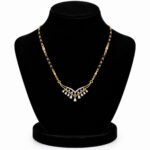 18K Gold Wings Lab-Grown Diamond Mangalsutra - Image 5