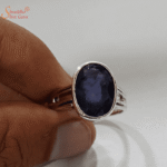 Natural Iolite Gemstone Ring in Sterling Silver - Image 5