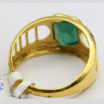 100% Natural Emerald Men's Wear Gemstone Ring - Image 6