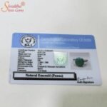 Adjustable Emerald Gemstone Ring - Image 7
