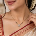 18K Gold Butterfly Lab-Grown Diamond Mangalsutra - Image 4