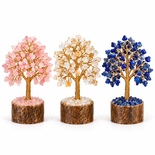 Shop Crystal Trees online in India at Pure Gems World. Explore natural gemstone trees for home décor, office decoration, meditation and gifting.