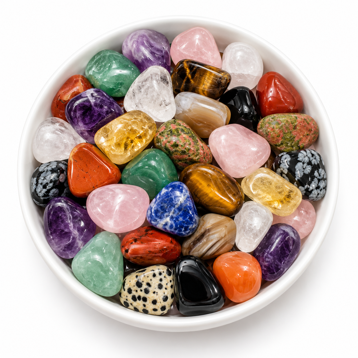 Natural Tumble Healing Stones & Polished Crystals | Pure Gems World