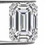 IGI certified emerald cut loose CVD lab grown diamond