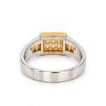 Fusion Lab Grown Diamond Ring for Men Back View