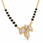 18K Gold Marquise Lab-Grown Diamond Mangalsutra - Image 2