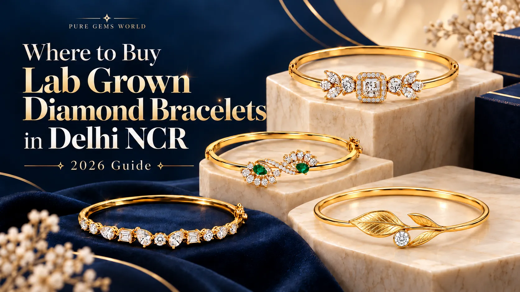 Lab Grown Diamond Bracelets in Delhi NCR – 2026 Buying Guide by Pure Gems World