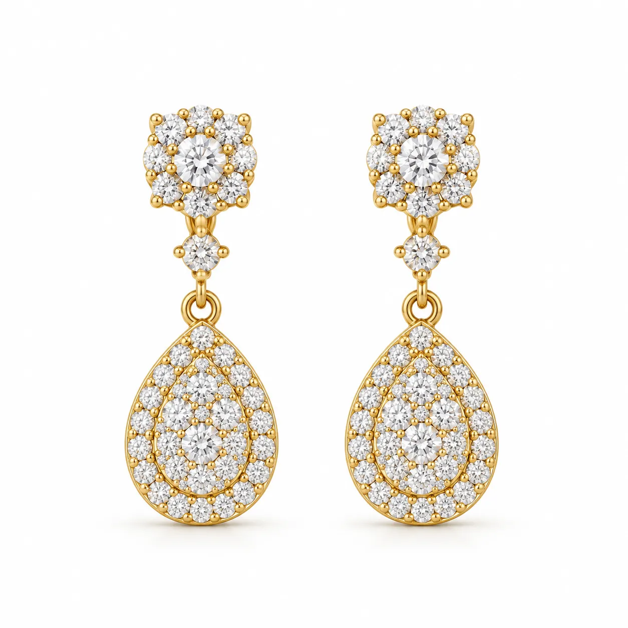 2.26 Carat Lab Grown Diamond Dangle Earrings 2.26 Carat Lab Grown Diamond Dangle Earrings for Women