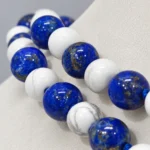 Lapis Lazuli & Howlite Mala with GTI Certificate