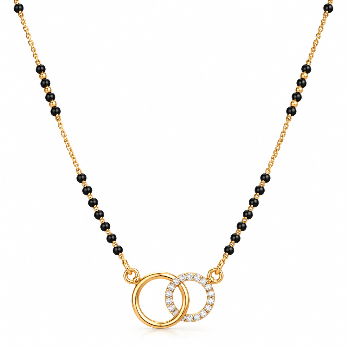 18k Gold Eternal Bond Lab Grown Diamond Mangalsutra 18K Gold Eternal Bond Lab-Grown Diamond Mangalsutra - Image 1