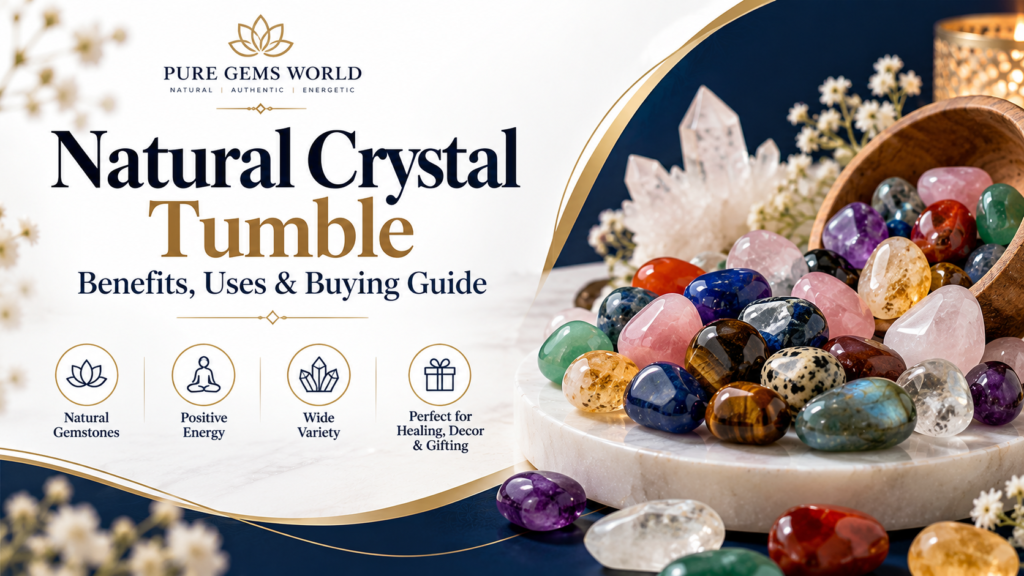 Natural Crystal Tumble Stones: Benefits, Uses & Buying Guide