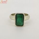 Natural Emerald Ring, Panna Gemstone Ring