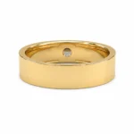 Signature Solitaire Lab Grown Diamond Ring for Men – Back and Inner View