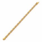 18K Gold Infinity Link Lab-Grown Diamond Tennis Bracelet for Women - Image 2