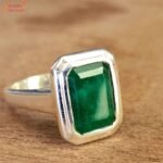 Certified Emerald Ring, Panna Gemstone Ring - Image 3