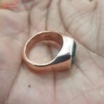 Men's Emerald Ring, Panna Gemstone Ring - Image 5