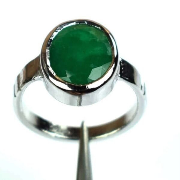 Natural Zambian Emerald Ring