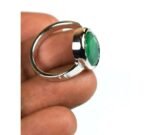 Natural Zambian Emerald Ring - Image 4