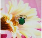 Natural Zambian Emerald Ring - Image 5